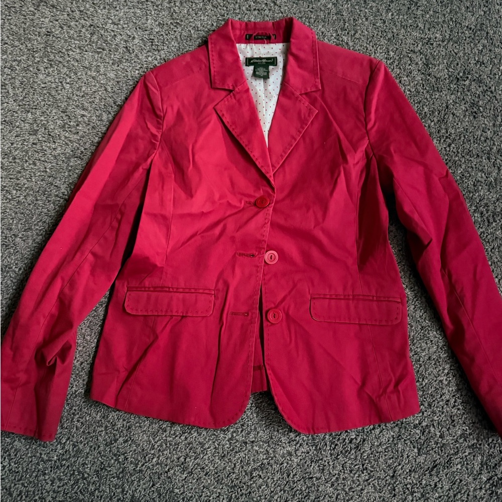 Eddie Bauer Vibrant Red Women's Blazer